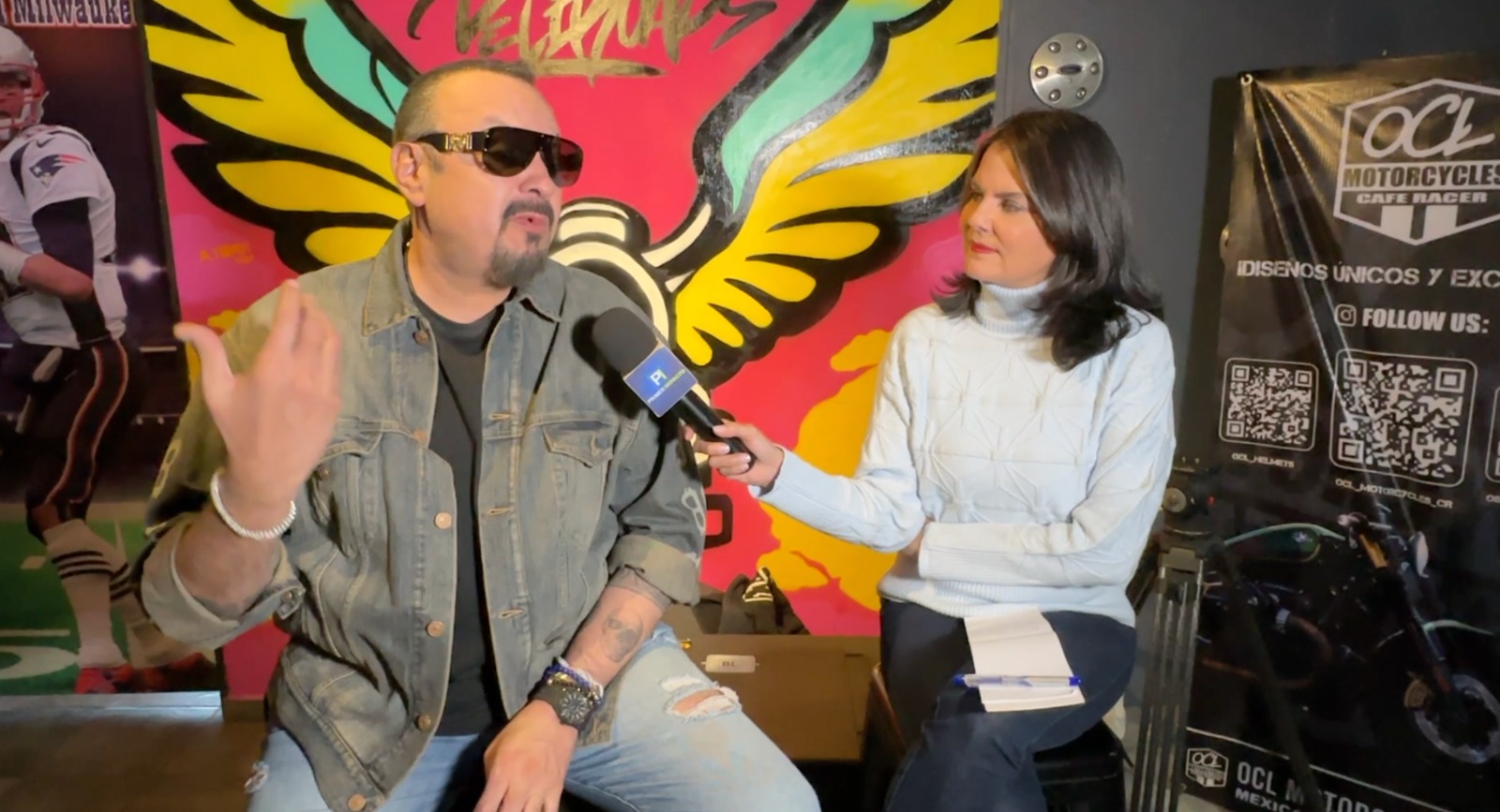 Pepé Aguilar graba video musical en Guadalajara y habla de iniciativa charra en las escuelas.