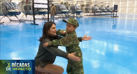 Se cumple sueño navideño a Octavio Castillo, por Ahtziri Cárdenas Camarena.